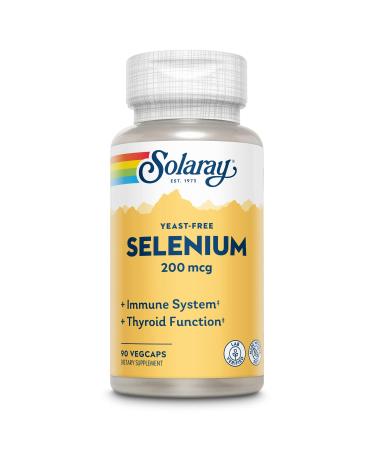 Solaray Selenium 200 mcg 90 VegCaps - Buy Online on GoSupps.com