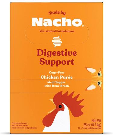 Nachos Digestive Support Chicken Puree Meal Topper with Bone Broth (36 Count) - Buy Online on GoSupps.com