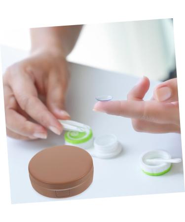 Buy Healvian Portable Contact Lens Case with Mirror & Tweezers | Cute Travel Tool Set for Eye Care - Best for Outdoors & Everyday Use - Buy Online on GoSupps.com