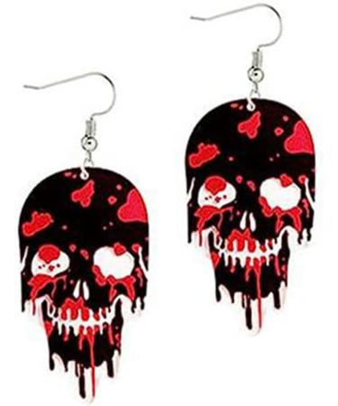 Feylie Halloween Earrings | Halloween-Themed Drop Earrings | Acrylic Ear Accessories for Spooky Celebrations - Buy Online on GoSupps.com