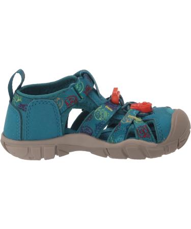 KEEN Unisex Kid's Seacamp 2 CNX Sandal - Smokey Bear Fjord Blue | Size 4 UK Child - Buy Online on GoSupps.com