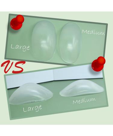 POMAMZ Large Silicone Shoulder Pads Invisible Shoulder Pad Adhesive Pad for Shoulder Height Enhancer Enlarged Non-slip Shoulder Pad Epaulettes 2 Pair L - Buy Online on GoSupps.com