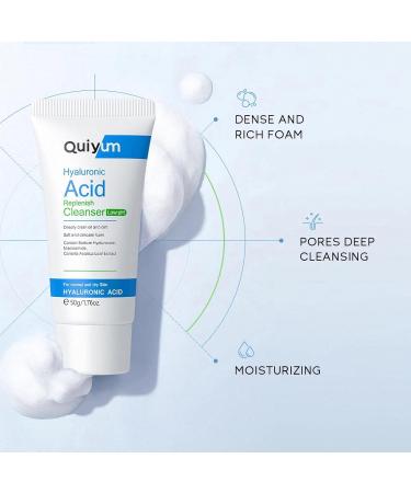 ILOVMUP Hyaluronic Acid Skincare Gift Set Skin Care for Teenage Girls & Kids Travel Size Face Care Set Organic Skin Care Sets & Kits with Cleanser Eye Cream Serum Overnight Mask Gift Card - Buy Online on GoSupps.com