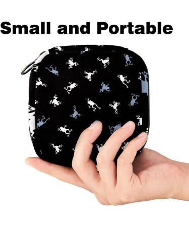Cute Storage Bags for Women's Bandages & Menstrual Products - Portable Multi-Colored Holders with Frog Design - Buy Online on GoSupps.com