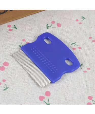 MauSong Lice Hair Comb Brush - Stainless Steel, Fine Toothed, Nit Free Removal Tool (Blue) - Buy Online on GoSupps.com