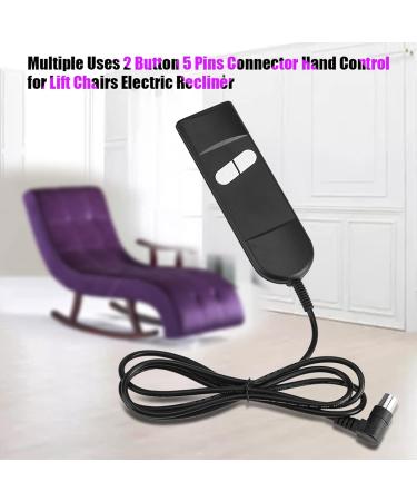 Pilipane Fauteuil l vateur deux boutons 5 broches ou commande manuelle inclinable lectrique compatible universel utilisations multiples plastique noir style m dical chaise l vatrice - Buy Online on GoSupps.com