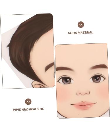  NUOBESTY NUOBESTY face exercise board eyeshadow practice chart cosmetic practice face face face painting exercise board - Buy Online on GoSupps.com