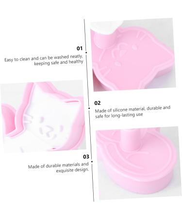 Milisten 6 Pcs Biscuit Mold Hanging Transparent Bin Small Animal Baking Molds Silicone Chocolate Mold Fondant Cutters Shapes Cartoon Molds Kitchen Baking Mold Child Cookie Pack Silica Gel 8x7.5cmx2pcs Pinkx2pcs - Buy Online on GoSupps.com