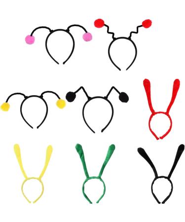 amangul Cosplay Headband m Antenna Shape Hair Hoop Plush Party Headpiece Childrens Day Stage Dancing Headband Unisex(Caterpillar Black) - Buy Online on GoSupps.com