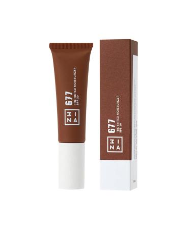 3ina Tinted Moisturizer SPF30 - Dark Brown BB Cream with Hyaluronic Acid | Vegan & Cruelty-Free Face Cream - Buildable Foundation for All Skin Types - Buy Online on GoSupps.com