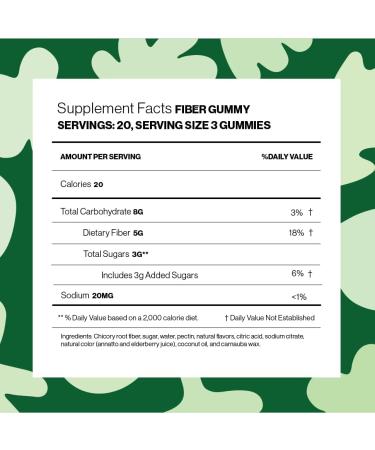 Hilma Prebiotic Fiber Gummies 60 ct - Gut Health & Constipation Relief - Citrus & Berry Flavor - FSA Eligible - Buy Online on GoSupps.com