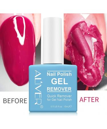 Gel Nail Polish Remover Magic Gel Polish Remover Soak-Off Gel Polish-Quickly & Easily Remove Nail Polish in3-5 Mins-Don't Hurt Your Nails Professional Non-Irritating Nail Polish Remover(with 1 Cuticle Pusher and Nail Scraper) 3 Piece Set - Buy Online on GoSupps.com