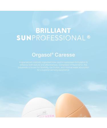 Brilliant SunProfessional Sunscreen with Orgasol Caresse SPF 50 PA++++ - Buy Online on GoSupps.com