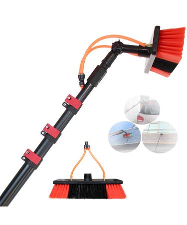 Window Cleaning Rod Water-Bearing Telescopic Rod 3.6-11M photovoltaic Cleaning Solar Cleaning Facade Cleaning Conservatory Cleaning car Glass Cleaning 30FT/9M