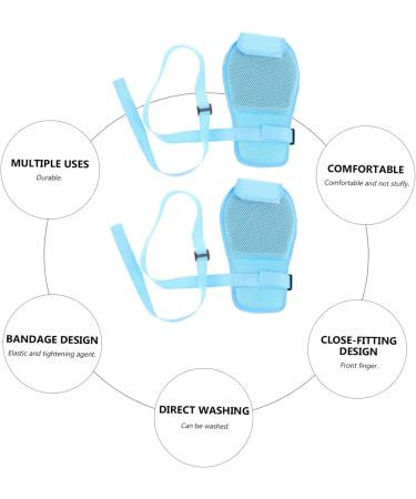 FRCOLOR 2pcs Medical Finger Control Mittens for Elderly | Safe Finger Constraint & Support | International Shipping - Buy Online on GoSupps.com
