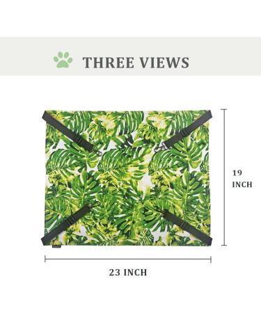 RayCC Adjustable Cat Hammock - Green Leaves Cat Bed for Small Dogs - Buy Online on GoSupps.com