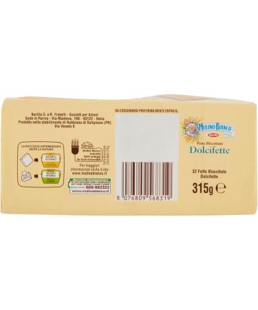 Mulino Bianco Fat Biscottate Dolcifette 315 g + polpa Italian Gourmet polpa 400 g - Buy Online on GoSupps.com