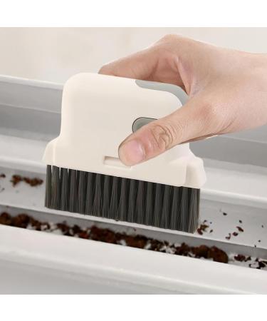 3 Window Groove Cleaning Brushes Grout Clean Brush - Household Dustpan Cleaning Brush Narrow Corner Cleaning Tools for Cleaning Door Window Slides and Gaps Grey - Buy Online on GoSupps.com