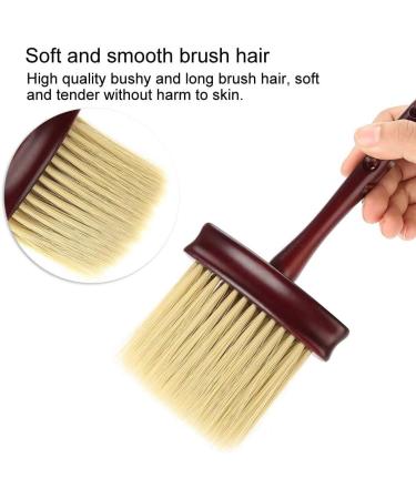 Hairdressing Neck Brush Barber Duster Brush Neck Brush Neck Brush Horsehair Hairdressing Neck Duster Hair Brush with Handle Neck Brush for Barber Shop Salon Home Wooden Sweeping Brush - Buy Online on GoSupps.com