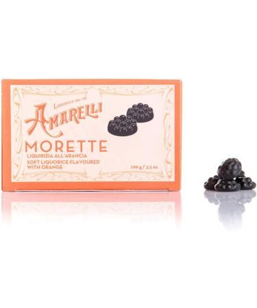 Amarelli - Morette - Small blackberries of soft liquorice flavoured with natural orange - 100 gr - Buy Online on GoSupps.com