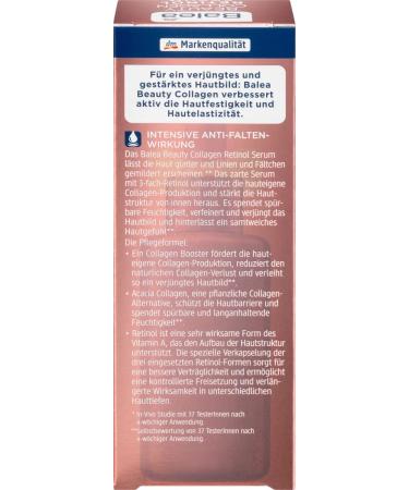 Balea Beauty Collagen Retinol Serum 30ml - Anti-Aging Skin Care | Shop Internationally - Buy Online on GoSupps.com