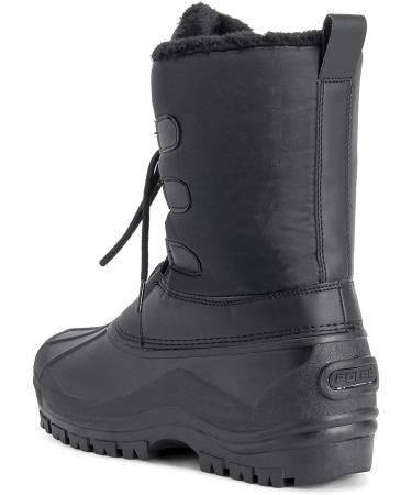 POLAR Men's Nylon Winter Duck Boots - Size 11 Black - Buy Online on GoSupps.com