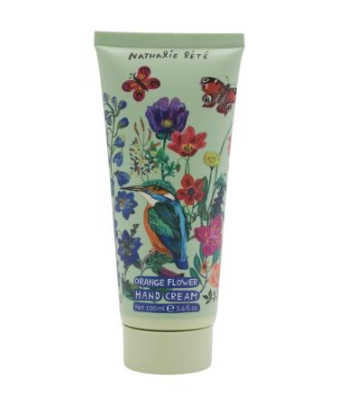 Heathcote & Ivory Nathalie Lete Forest Folk Orange Flower Hand Cream Bird 3.3oz
