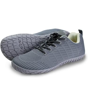 Shop Zzfaber Barefoot Shoes for Men & Women Trail Running Sneakers Fitness Shoes with Thick Sole Sizes 36-46 | Gray - Buy Online on GoSupps.com