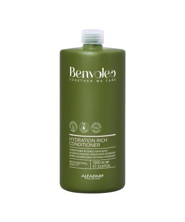 Alfaparf Milano Benvoleo Hydration Rich Conditioner for Dry Hair - Clean Vegan Sustainable Hair Care - Hydrates Moisturizes Nourishes - Paraffin Free - Natural Ingredients - 33.8 Fl. Oz.