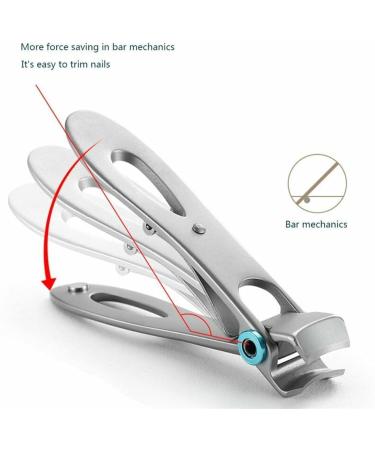 Nail Clipper for Thick Nails High Performance Toe Nail Clippers High Strength And Hardness Nipper Cutter-Podiatry Heavy Duty For Thick Nails Ergonomic Design (Color : Large Black) - Buy Online on GoSupps.com