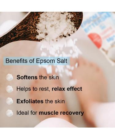 Epsom Salt 99% - Premium Bath Soaking Crystals | 6.5 kg Pharmacy Quality for Health & Relaxation | International Shipping Available - Buy Online on GoSupps.com