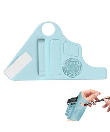 Makeup mixing tray makeup mixing palette wrist strap for makeup mixing palette | Multifunctional makeup mixing wrist strap handheld makeup palette