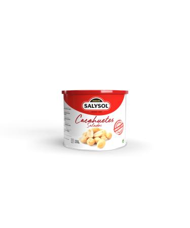 SALYSOL SALYSOL Salted Peanuts - Vacuum Packed Salted Snacks - 250g
