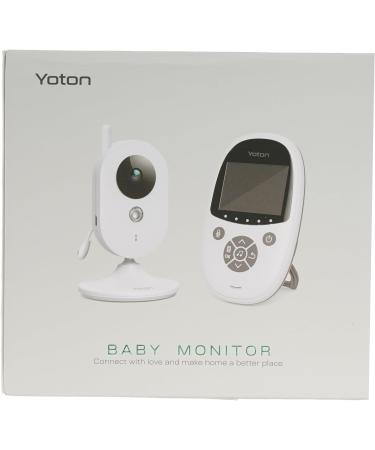 YOTON Baby Monitor with Infrared Night Vision, 2.4-inch Screen, Digital Surveillance Camera, Audio VOX Mode, Temperature Sensor, 8 Lullabies - Indoor 480P - Buy Online on GoSupps.com