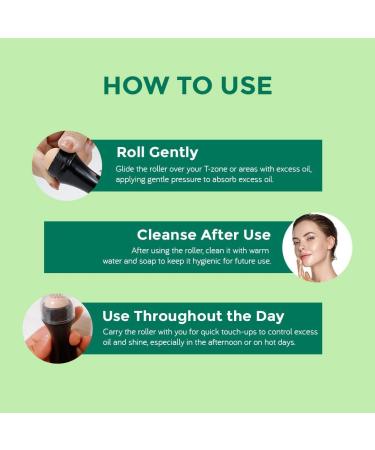 Moody Instamatte Mattifying Oil-Absorbing Volcanic Roller Reusable Facial Skincare Tool Oil Control Roller for Oily Skin Care Mattifying Face Roller - Buy Online on GoSupps.com