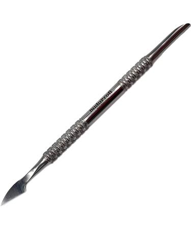 Cuticle Lifter and Pusher with Orange Stick BuduProfi Stainless Steel Manicure Pedicure (Orange Stick - Axe) - Buy Online on GoSupps.com