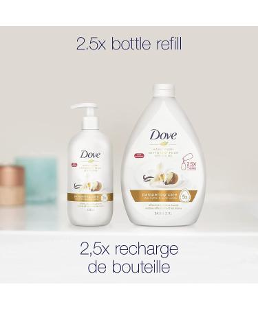 Dove Pampering Care Hand Wash 3-Pack - Shea Butter & Warm Vanilla Cleanser - 34 oz - For Clean & Softer Hands - Washes Away Dirt & Germs - Buy Online on GoSupps.com