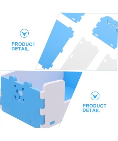 INOOMP 2 Pcs Hamster Toilet Hamster Bathroom Hamster Supplies Small Pet Toilet Hamster Pee Training PVC 15x10cmx2pcs Bluex2pcs - Buy Online on GoSupps.com