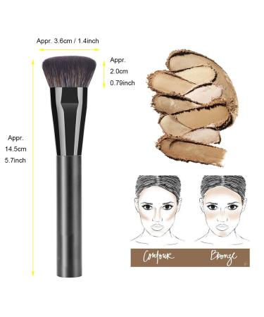 Vela.Yue Contour Brush Flat | Precise Blending & Contouring for Flawless Makeup | International Shipping - Buy Online on GoSupps.com