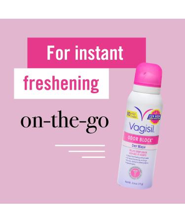 Vagisil Odor Block Multipack: 20 Feminine Wipes & Dry Wash Deodorant Spray - Buy Online on GoSupps.com