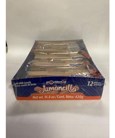 Delicious Jamoncillo Soft Caramel Milk Candy Dulce de Leche 12 PC 14.8oz - Authentic Mexican Sweet Treat - Buy Online on GoSupps.com