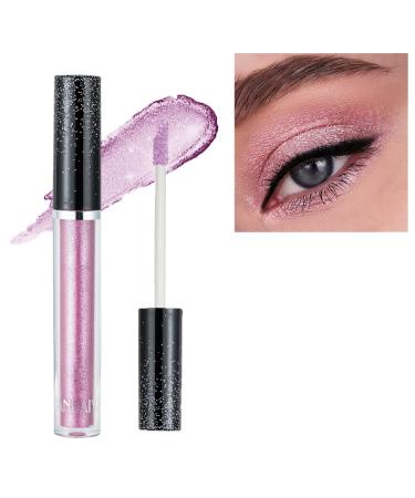 Purple Pink Liquid Glitter Eyeshadow Stick  Metallic High Pigmented Makeup Shadow  Long-lasting Waterproof Sparkling Eyeshadow  Shiny Glitter Eye Shadow Gel Stick  Creates Smokey Eye Makeup & Multi-dimensional Eye Looks ...