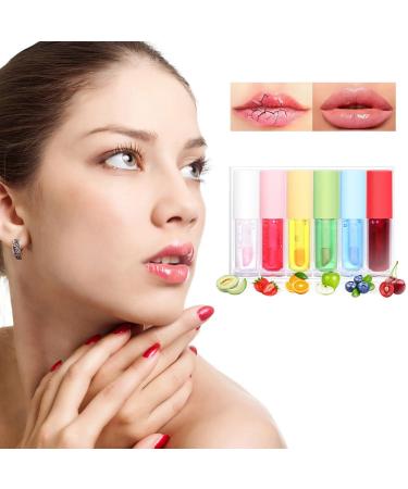 Buy Color Changing Fruit Flavour Lip Glaze - Nourishing 6-Pack Natural Lip Balm | Best Lip Care Gloss Online - Buy Online on GoSupps.com