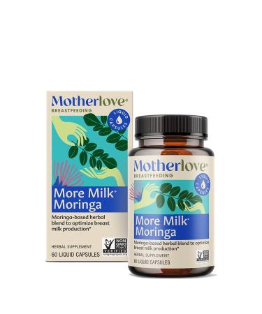 Motherlove More Milk Moringa 60 Liquid Capsules