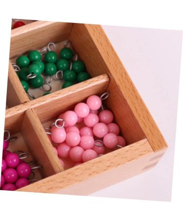 ibasenice kidcraft playset Jewelry kit Toddlers Toys Kids playset Toys for Kids Toy for Kids Bamboo Jewelery Making Beads Craft Beads Kits Colorful Acrylic Beads Beaded Suite Child medium Picture 1 - Buy Online on GoSupps.com