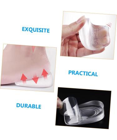 2 Pairs Invisible Heightening Gel Insoles - Silicone Shoe Inserts for Men & Women | Boost Comfort & Height - Buy Online on GoSupps.com