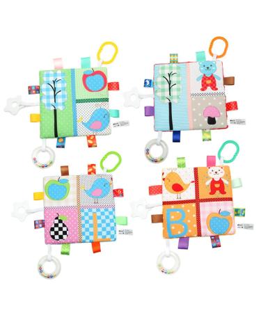 Combined toy for toddlers toddler toy newborn toys racial toys for newborn toys for the teething of babies crackling toy fabric book deliveries as shown medium