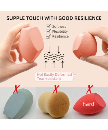 Dolovemk | Extra Large Beauty Egg Blender Makeup Sponge Face Foundation Blending Puffs Height:8.5cm(Dry)/10cm(Wet) (Pink) - Buy Online on GoSupps.com