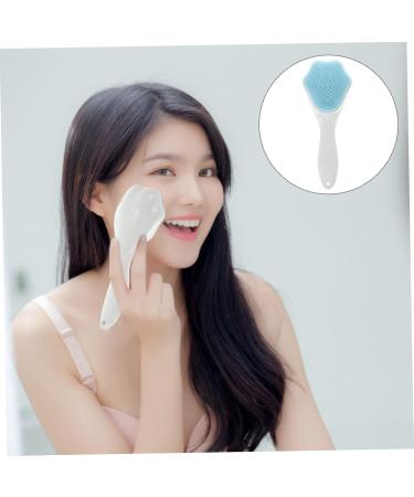 POPETPOP Silicone Face Brush | Facial Cleanser & Exfoliator | Pore Cleaner for Women - Skin Care Massager 15.3x5.2cm - Buy Online on GoSupps.com