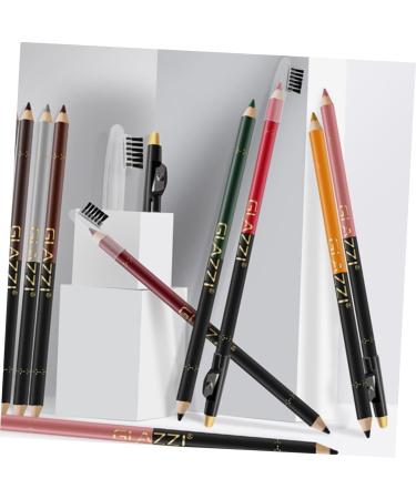 PLAFOPE 12pcs Lip Liner Eyeliner Make up Lipliner Black Waterproof Eyeliner Natural Pen Gel Eyeliner Plastic - Buy Online on GoSupps.com